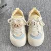 Niche original design student board shoes spring and summer new dopamine platform bread shoes