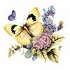Colorful Butterflies And Flowers Wall Sticker Bathroom Toilet Decor Decals Living Room Cabinet Home Decoration Transparent Waterproof Decals M760