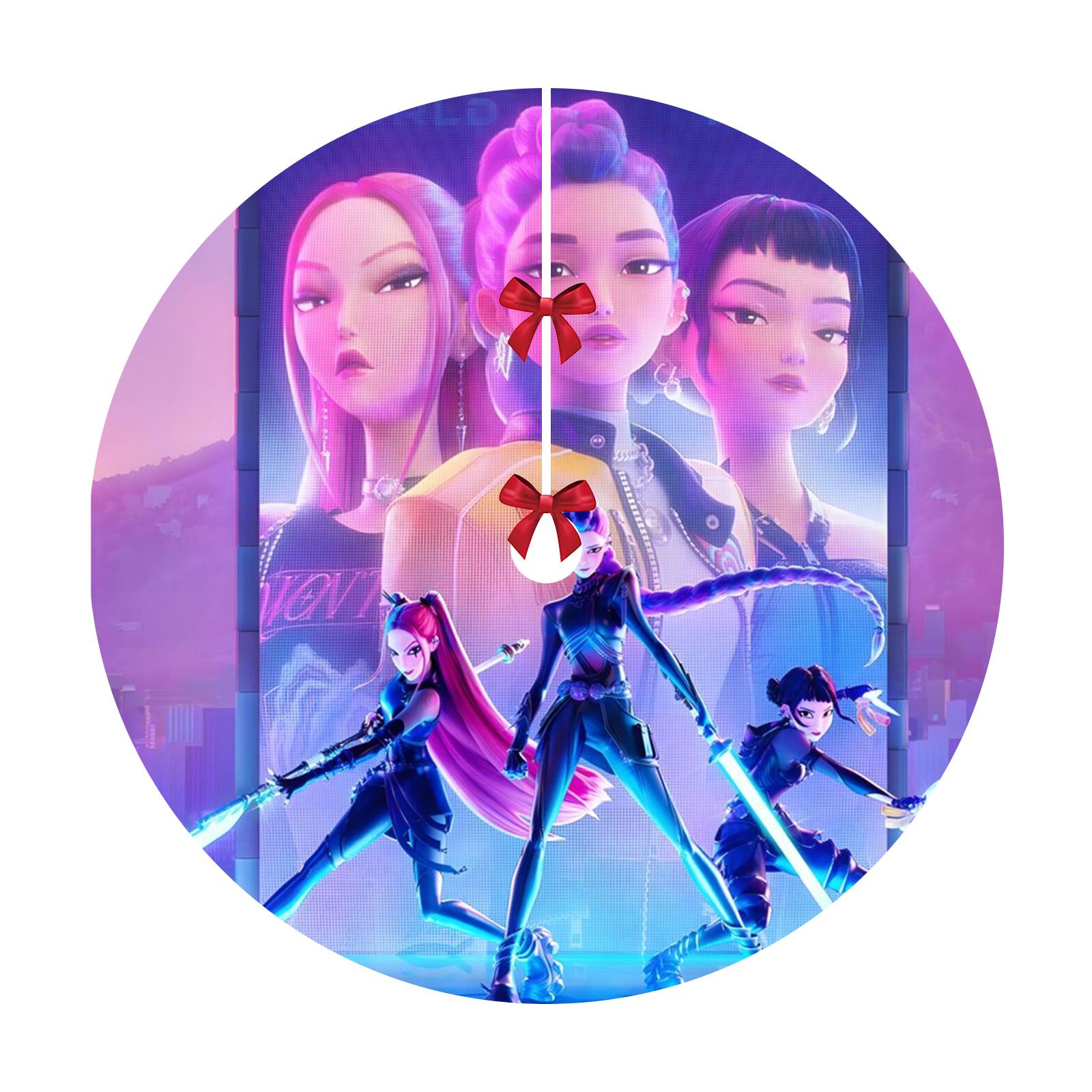 

Christmas Tree Skirt Decoration For Home Xmas Tree Decorations Skirt Ornament Festive Holiday Party Decorations Indoor Outdoor 90cm One Size