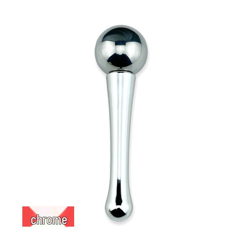 Вращающийся ледяной шарик для массажа лица и глаз из нержавеющей стали