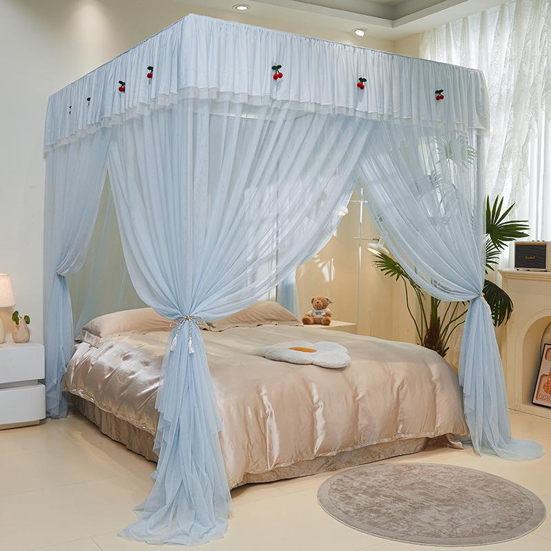 

Universal Fashion Lace Floor Mosquito Net - Simple Aesthetic, Anti-mosquito for Bedroom 1.5m (5 ft) Bed