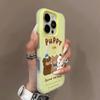 Jelly Magnetic Two-in-one Mobile Phone Case Creative All-inclusive Edge Trendy Female TPU Cartoon New Skin-feel Internet Celebrity Soft Case Ins