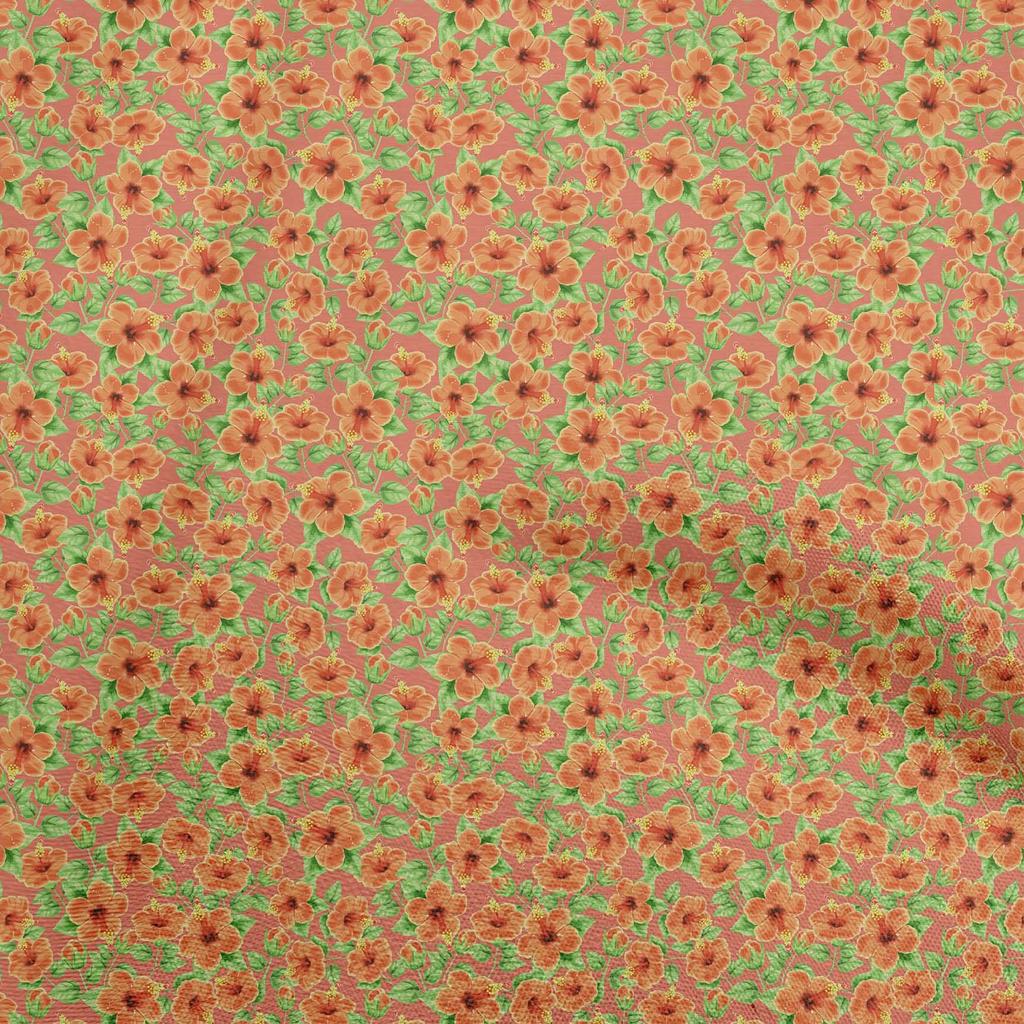 oneOone Cotton Flex Gray Fabric Tropical Craft Projects Decor Fabric Printed By The Yard 40 Inch