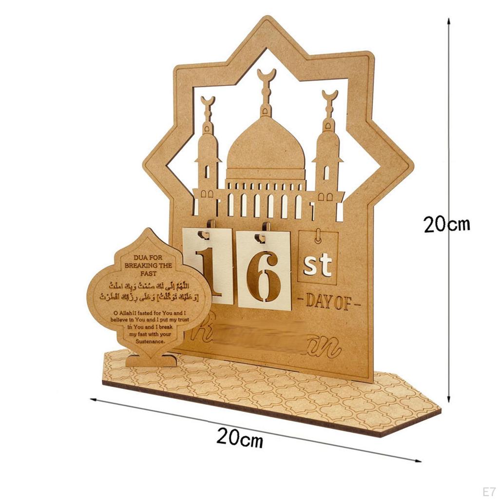 Islamic Festive Countdown Calendar for Home Decor and Gift Giving