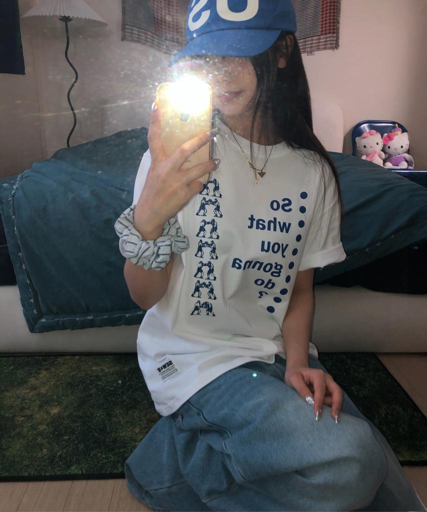 Ssobi Ws~ Oversized Short Sleeve Tee