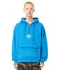 Oy S.L Half Zipper Hoodie-Turquaise Blue