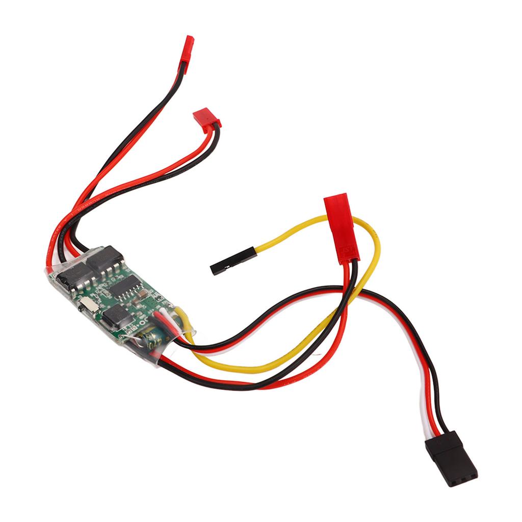 RC Brushed Motor Speed Controller Bidirectional 2s‑3s Lipo 5A RC Two Way ESC for Replacement Upgrade