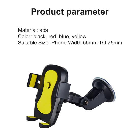 Suport rotativ pe parbriz al vehiculului cu aspirație Suport telefon auto Suport Leagăn