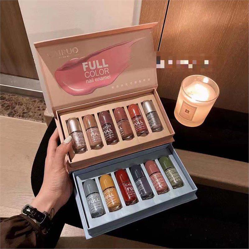 Cairuo Water-based Peelable Nail Polish - Macaron Gentle Colors, Toenail Polish