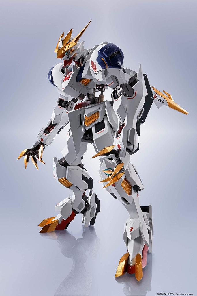 TAMASHII NATIONS KOVOVÝ ROBOT Spirits Mobile Suit Gundam Orphans Gundam Barbatos Lupus Rex 150mm malovaná pohyblivá figurka Iron-Blooded [BOČNÍ RUBRIKA] cca.
