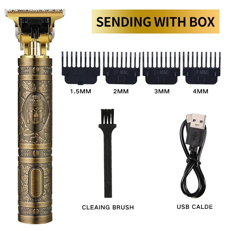 T9 Professional Hair Trimmer Wireless Electric Hair Clipper Beard Shaver Men Hair Cutting Machine Barber Big Blade Cutting Tools