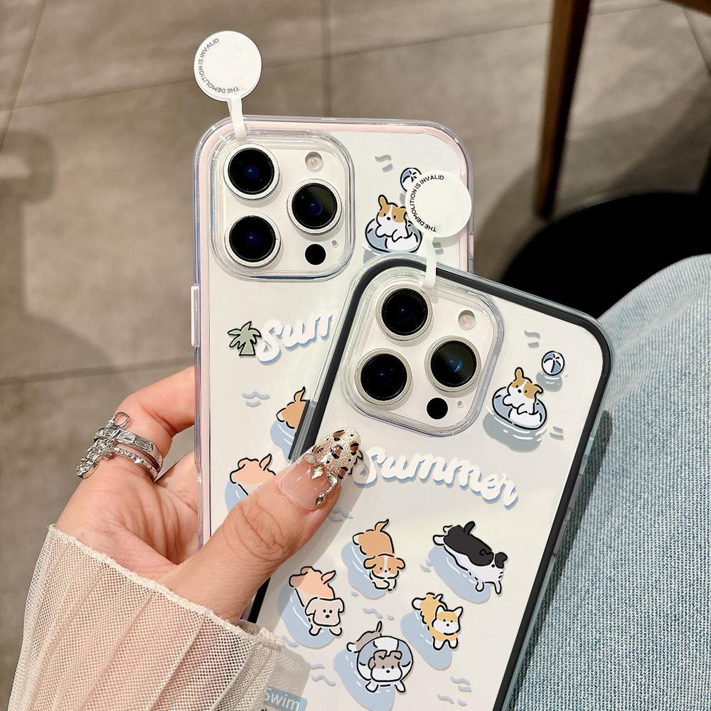 Painted Phone Case for iPhone 17 11 12 13 14 15 16 iPhone 17 12 13 14 15 16 Pro 17 12 13 14 15 16 Pro Max  High Quality Painted Animal Cute Phone Case