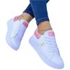 Fashion Autumn Shoes Waterproof White Sneakers for Women Korean Version Lace Up Casual Flat Sport Shoes Ladies Vulcanized Shoes 35-43
