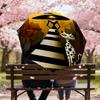 1pc witch, cat Automatic Open/Close Umbrella Compact Folding Umbrella with 8-Rib Shaft for Women/Men, Portable Travel Umbrella,1148S