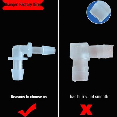 Raccordo Gomito a 90° in Plastica con Innesto a Spina