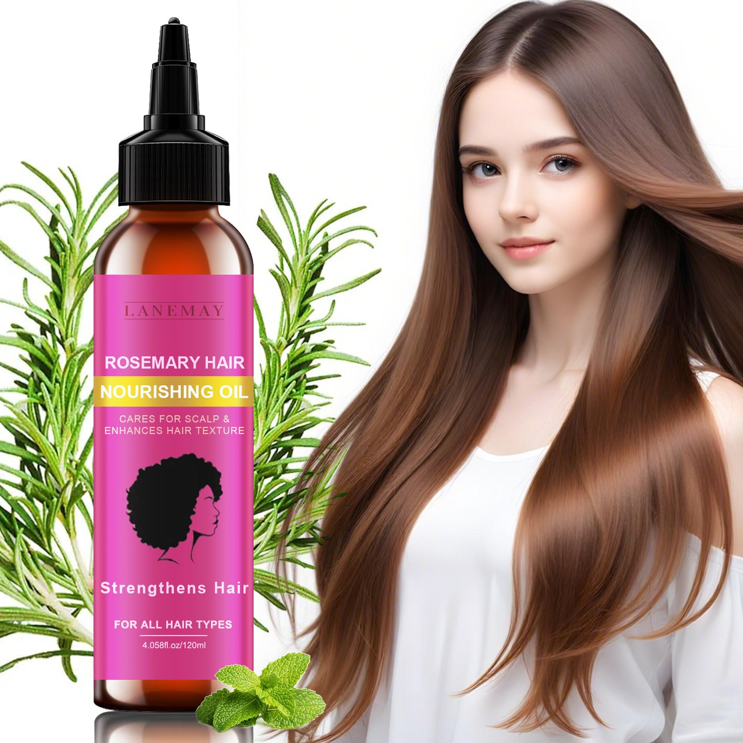 

Rosemary Hair Oil-Nourishes And Promotes Scalp Health-Enhances Hair Shine-Suitable For All Hair Types, 120ml