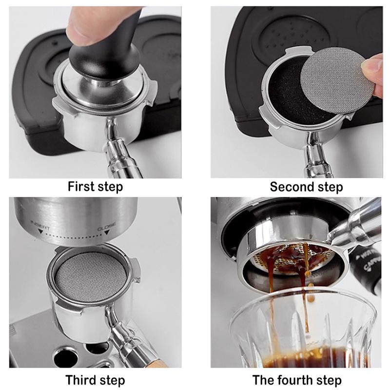 Cheap 51/53/58mm Coffee Espresso Machine Filter Screen Stainless Steel