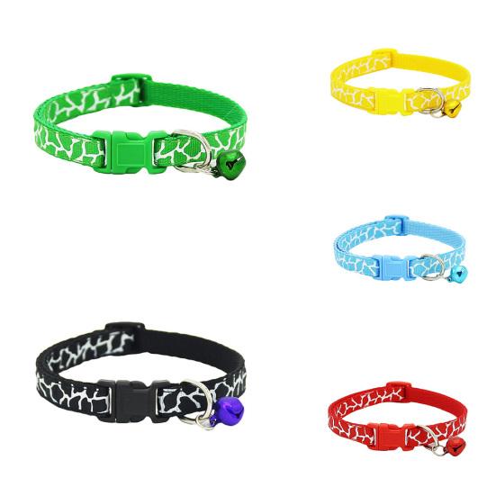Fashion Adjustable Pet Collar Necklace with Bell for Small Dog Puppy Kitten Cat