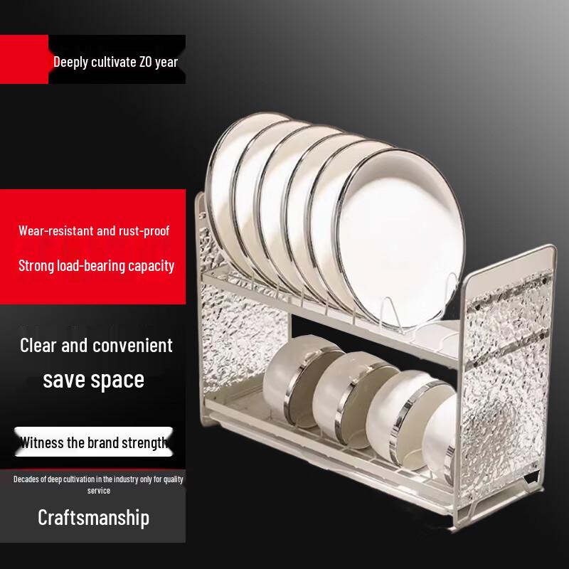 

Modern 2-Layer Draining Dish Drying Rack