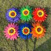 Children's Double-Layer Rotating Sunflower Pinwheel Outdoor Decoration