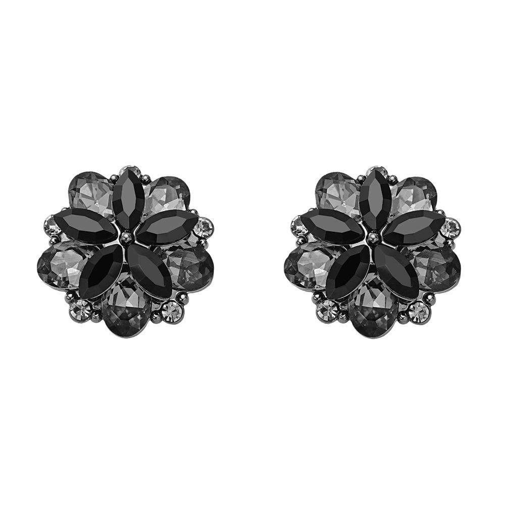 2pcs Diamond Embedded Decorative Buttons Metal Alloy Diamond Layered Buttons  Fur Coat Handmade DIY