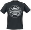 Crew Neck T - Shirt with Ramones Rock N Roll High School Creative - Inspired Graphic Featuring Punk Art for Fans