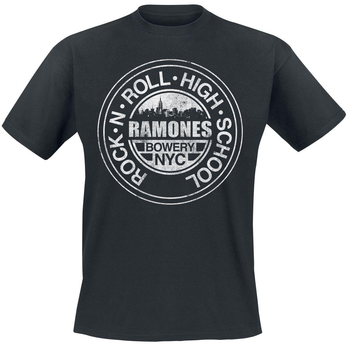 

Crew Neck T - Shirt with Ramones Rock N Roll High School Creative - Inspired Graphic Featuring Punk Art for Fans 4XL