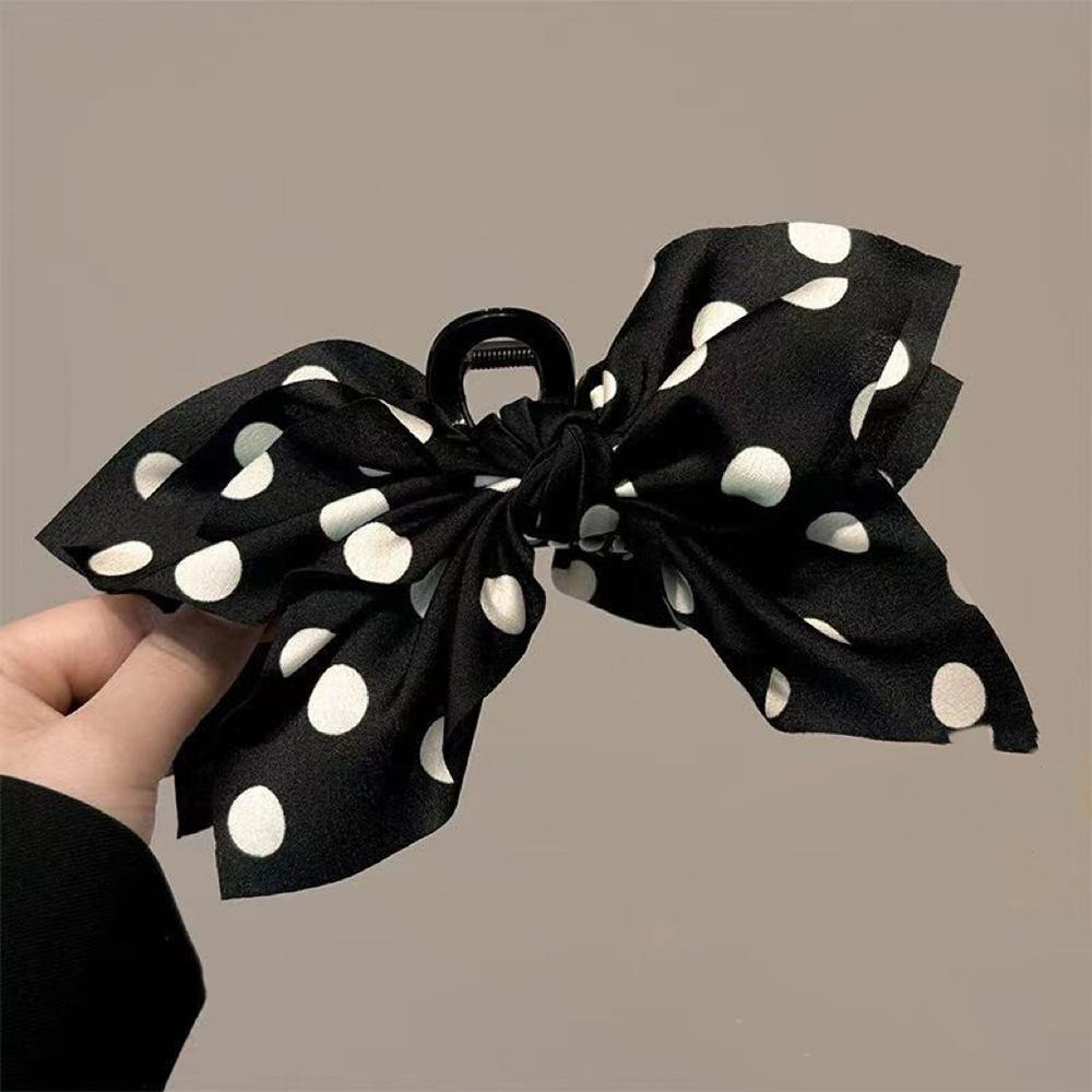 Retro Coffee Color Cashew Flower Claw Clip For Women Trend Large Bow Hair Claw Hairpins Back Of Head Shark Clip Hair Accessories