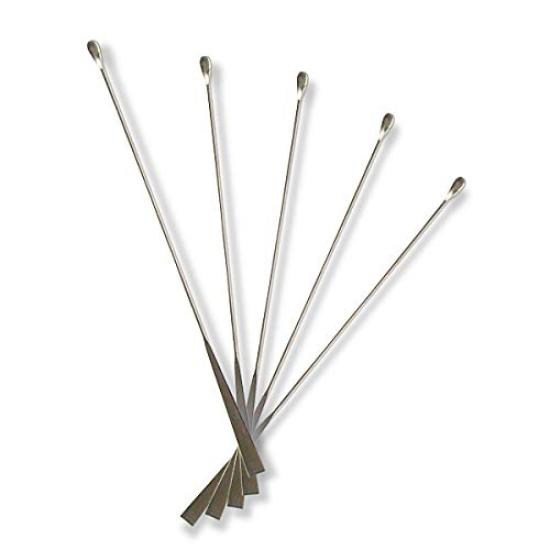 

Professional-grade stainless steel spatulas (extra-fine type, 5 pieces) for scooping various cosmetics such as face masks and creams.