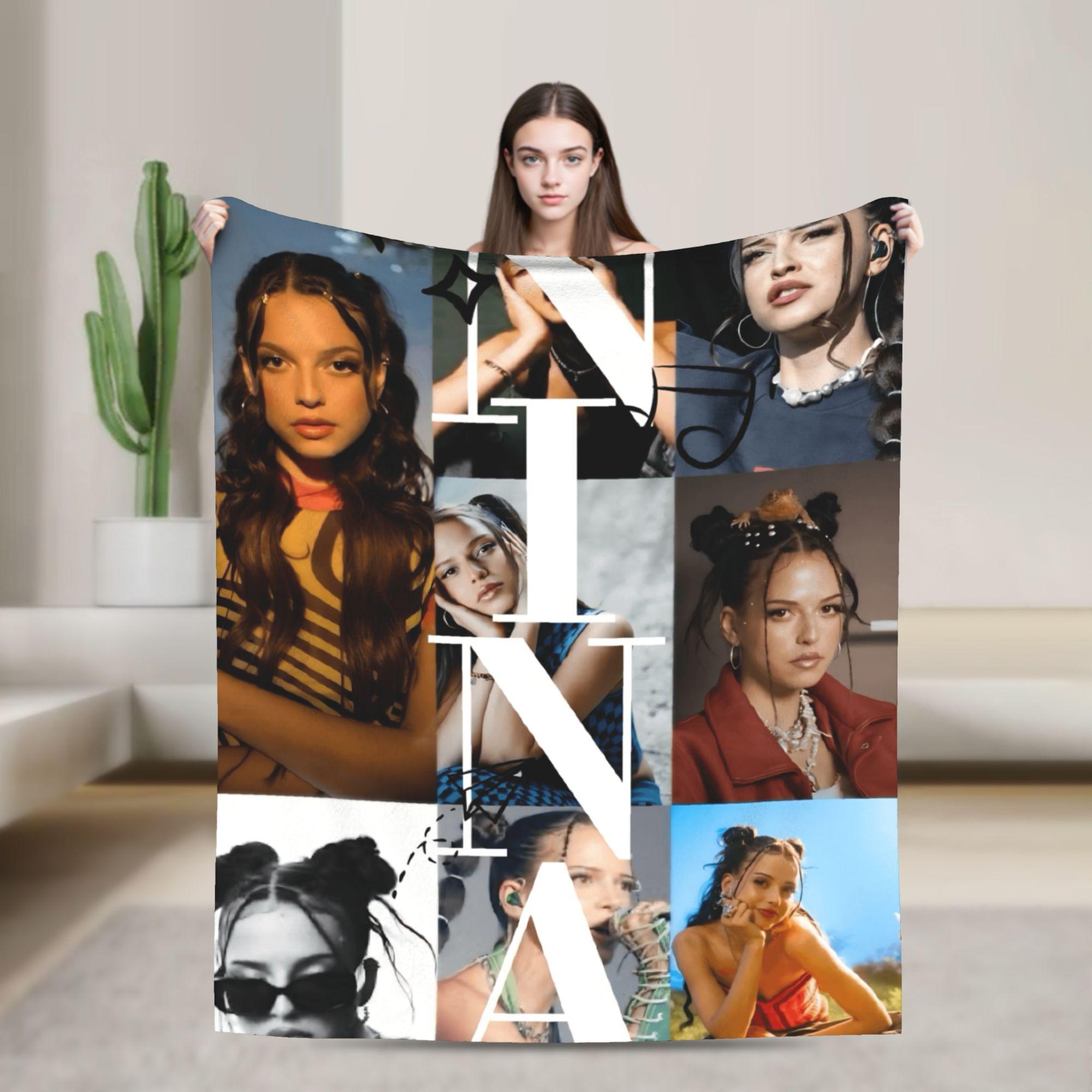 

2025 Nina Chuba Cool Blankets Super Soft Funny Plush Throw Blanket For Couch Chair Picnic Flannel Bedspread Bed Cover 130x150cm