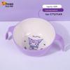 WUHE Kuromi Kids Double Handle Melamine Bowl Set