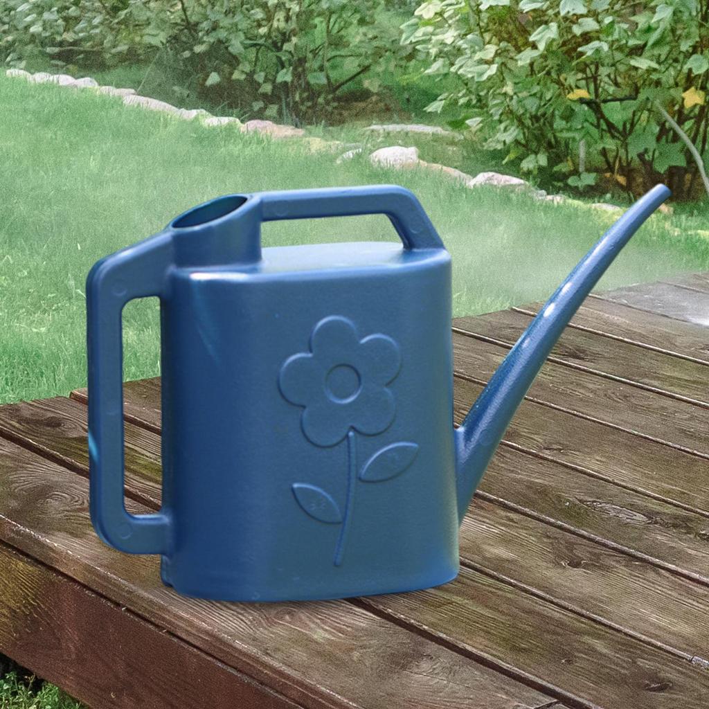 4L Watering Can for Indoor Plants with Handle, Large Capacity, Long Spout, Flower Can,