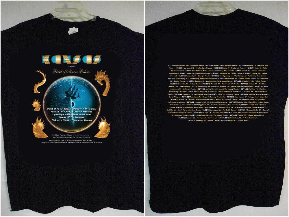 KANSAS POINT OF KNOW RETURN ANNIVERSARY TOUR 2022 T SHIRT Unisex T-Shirt L