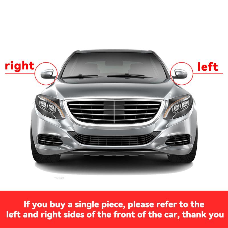 2pcs Rearview Mirror Caps Cover Glossy Black Sticking For Nissan Sunny 2010 2011 2012 2013 2014 2015 2016