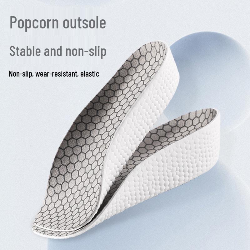 Comfortable Arch Support Height-Increasing Insoles for Men & Women - Invisible Half Pads, Thickened, Non-Tiring