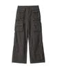 Uallong Lowrise Washed Curve Cargo Pants - Khaki