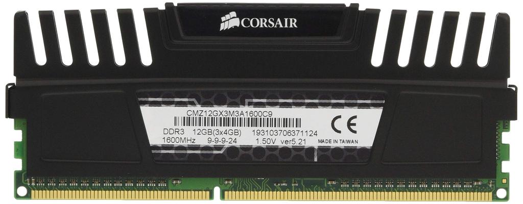Corsair Memory Module DDR3 Desktop VENGEANCE Series CMZ12GX3M3A1600C9 4GB×3kit [Item]