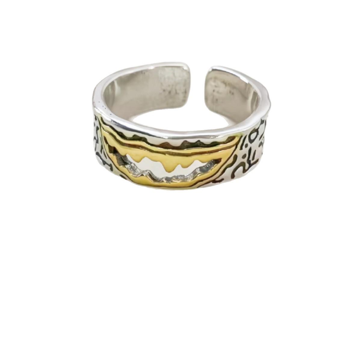 Унисекс Ретро Веном Темный Стиль Хип-Хоп Мода Кольцо на Указательный Палец