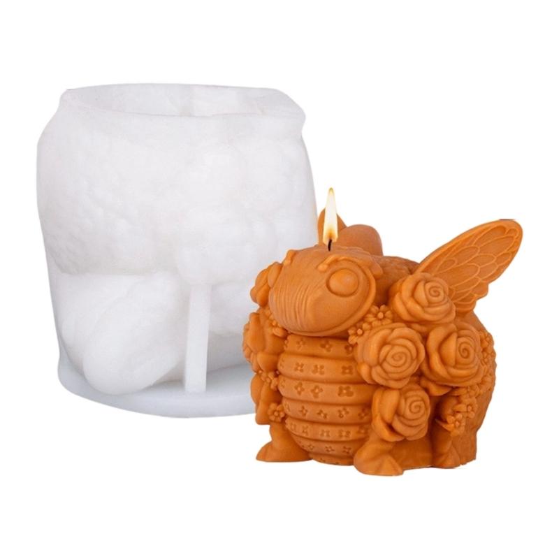 Insect Figurine Silicone Candle Molds for Candle Soap Epoxy Resin Insect Shape Silicone Molds for Gypsum Decoration