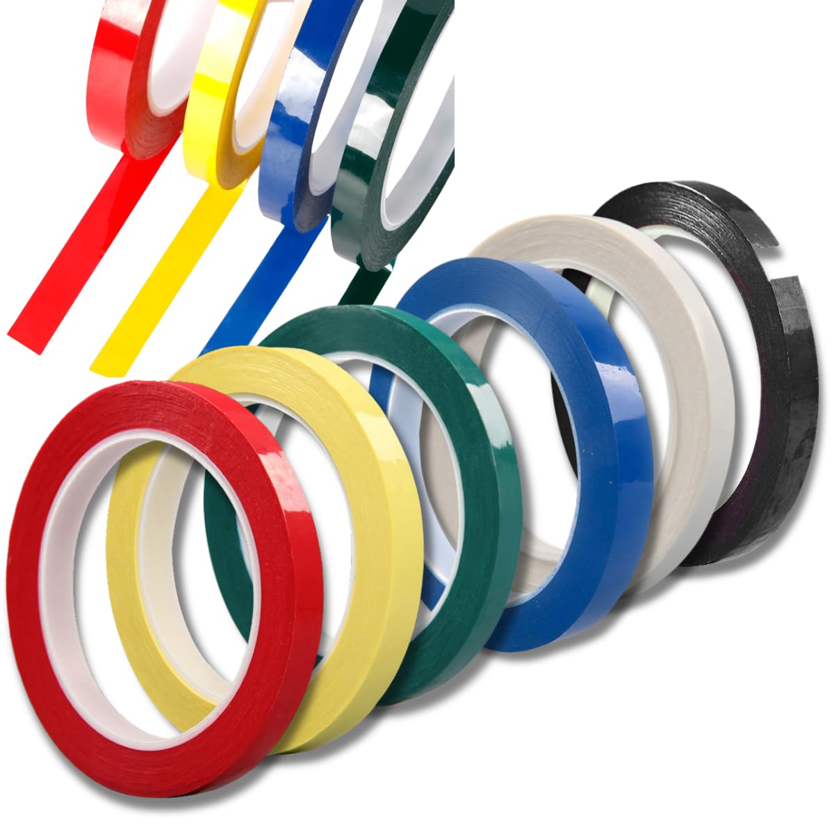 

HINH Positioning Line Desktop Masking Cross Grid Marking Tape 5mm Tape, Tape, 6-Roll Set, Tape, Tape, Self-Adhesive Tape, Dress-Up (66M/roll, width)