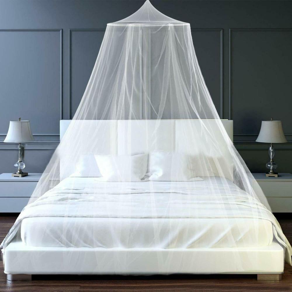 Indoor Single Princess Wind Encrypted Dome Mosquito Net 1.5m-1.8m Bed Ceiling Floor Court Free Installation