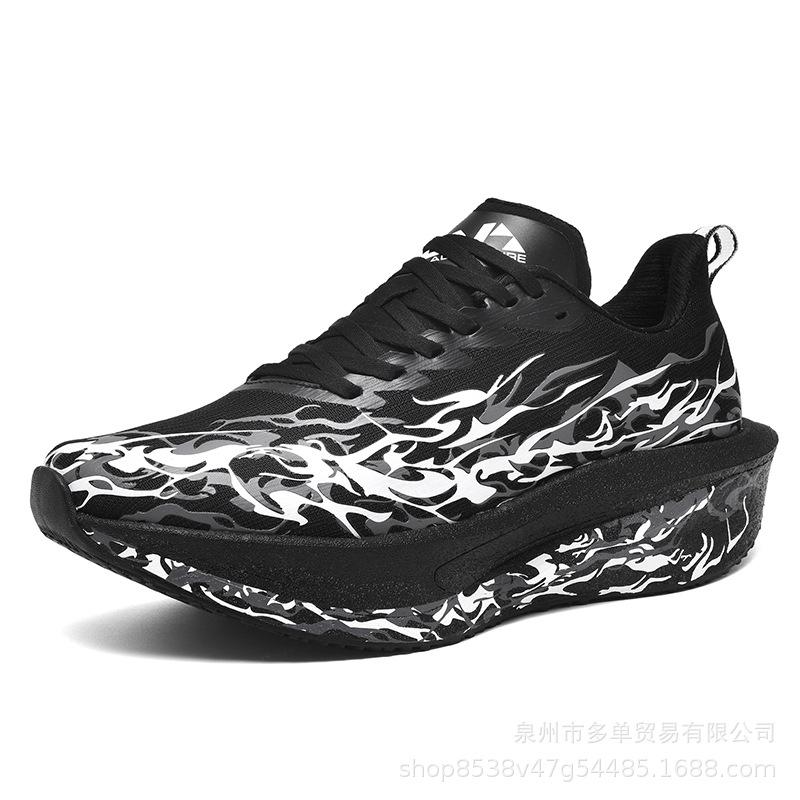 Real explosive carbon plate low-top lightweight shock absorption rebound mesh running shoes men and women the same high school entrance examin