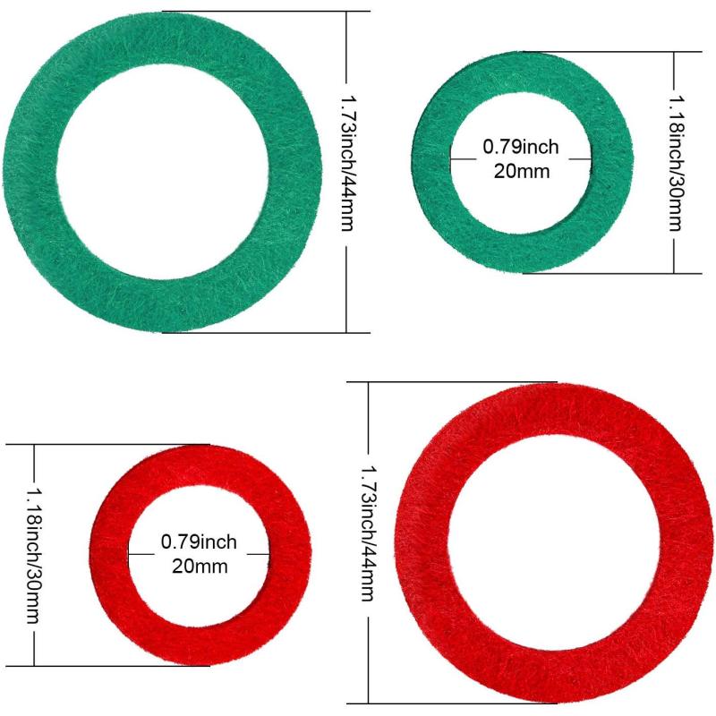 12 Pieces Battery Terminal Anti Corrosion Washers Fiber Battery Terminal Protector (6 Red and 6