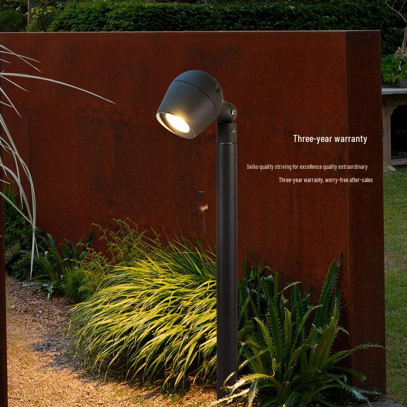 Waterproof LED Outdoor Tree Spotlights for Garden, Courtyard, and Villa with Lawn Ground Spike Installation.
