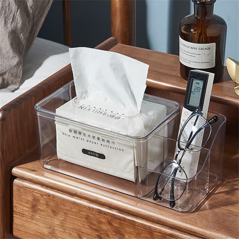 Nordic Transparent Desktop Tissue Box