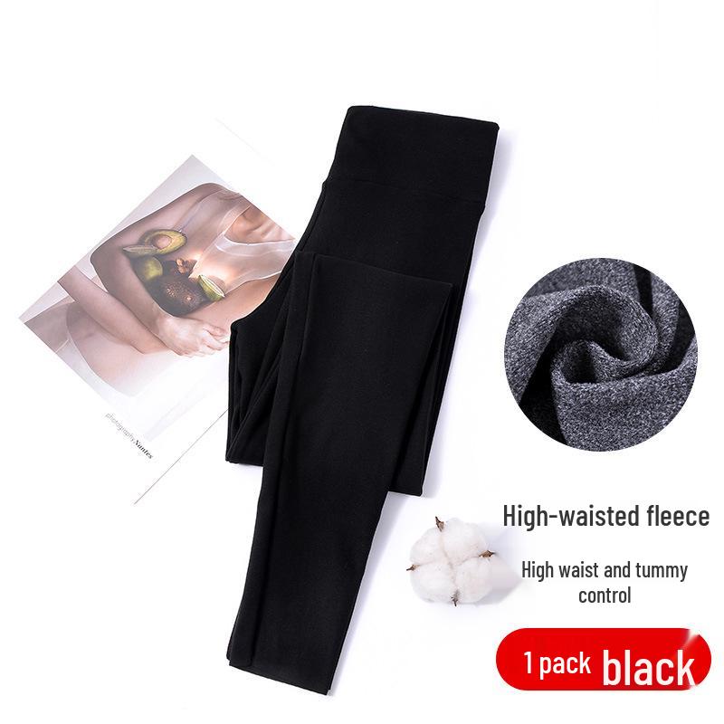 

Women s Thermal Seamless Cotton Base Layer Pants - Plus Size, Velvet-lined, for Spring, Autumn, and Winter One Size [Fits 80-110 lbs]