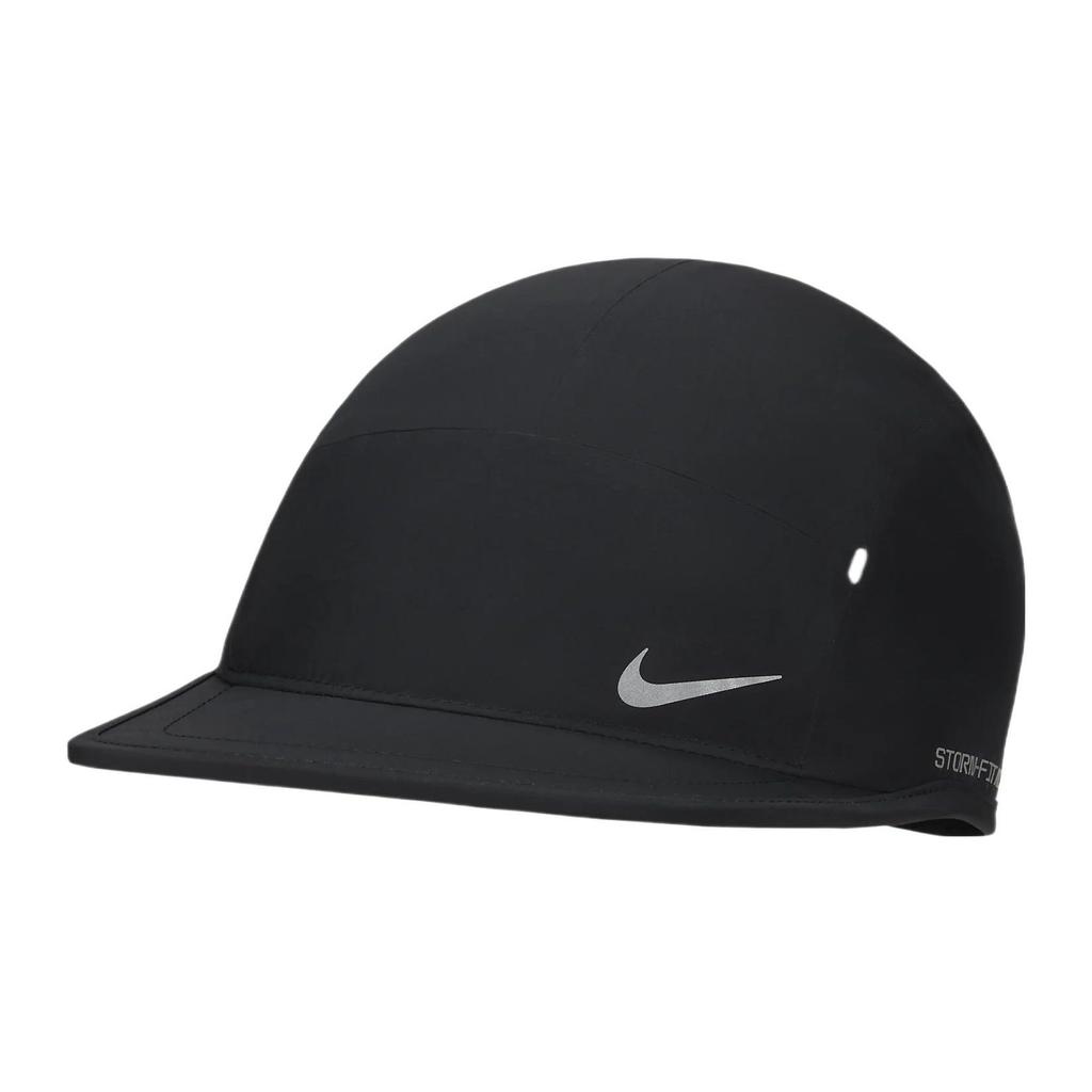 Nike Glow In The Dark Logo Baseball Cap Unisex hats Black FJ6132-010