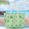 New printed beach bag large-capacity casual shoulder handbag simple and fashionable summer travel tote bag
