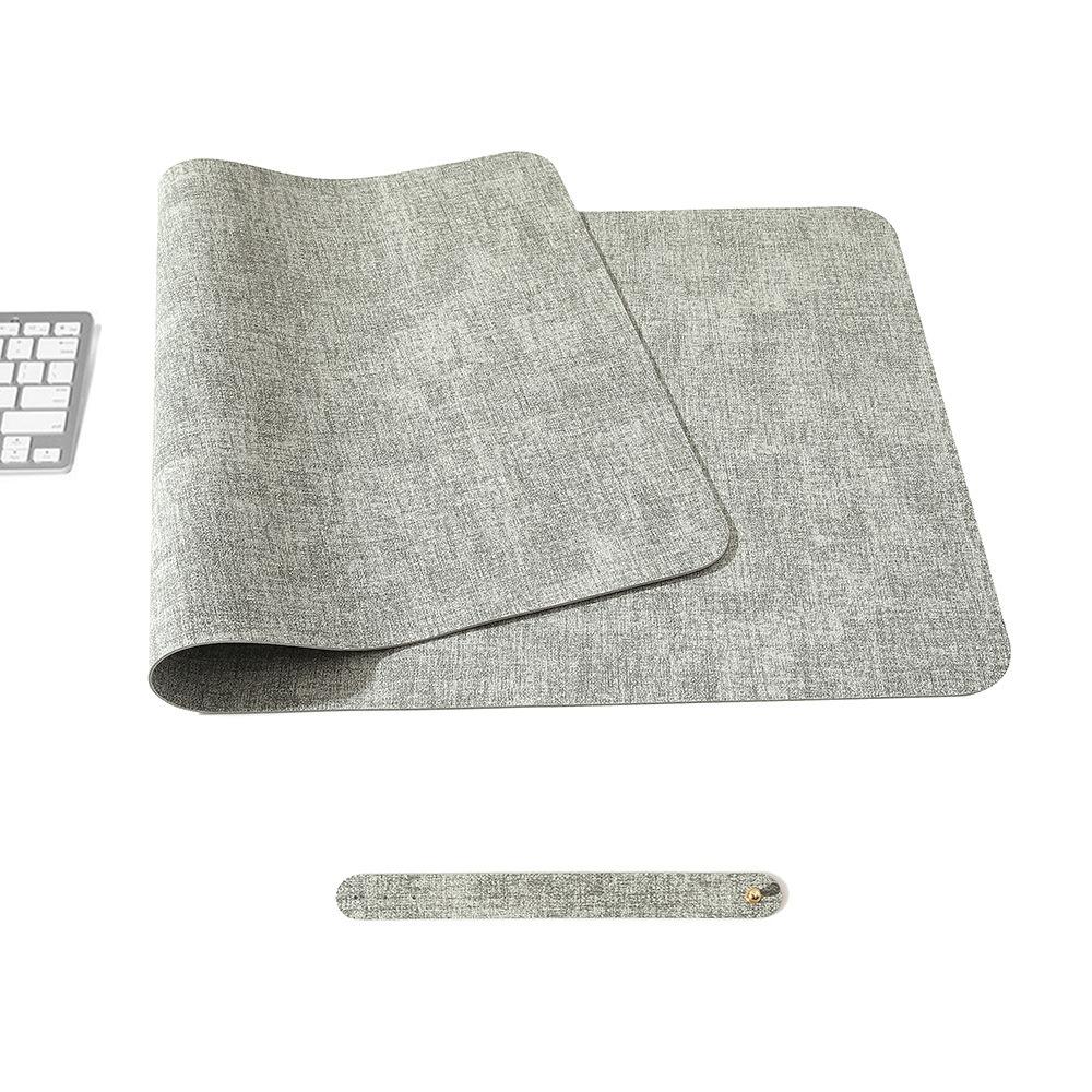 Extra Large Mouse Mat Leather Keyboard Mice Mat Durable Table Mat Home Office