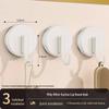 Strong Adhesive No-Trace Suction Cup Hook for Kitchen, Bathroom, and Walls
